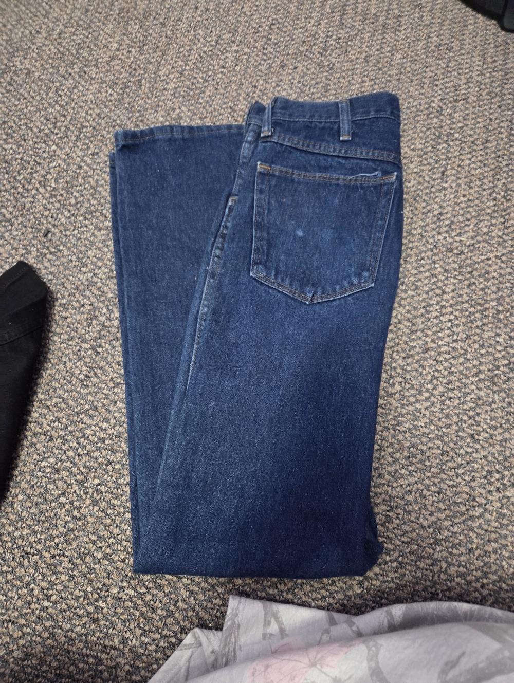 Lee Men's Straight-Leg Dark Blue Denim Jeans
